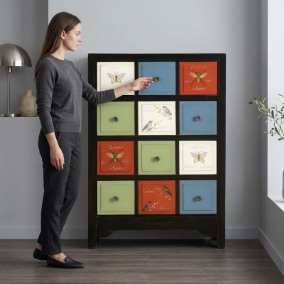 Design Kredens Szafa Luxury Drewno Komody Szafa Półka konsola Meble Kredens