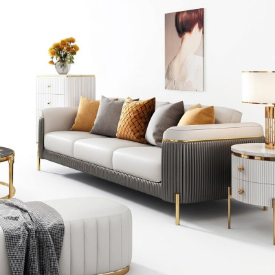Zestaw sofowy 321 miejsce do siedzenia Zestaw Design Sofa Podkładka Kanapa Kanapa Nowoczesny Tabela Nowość