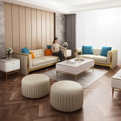 Zestaw sofowy 3 2 miejsce do siedzenia Zestaw Design Sofa Podkładka Kanapy Kanapa Modern