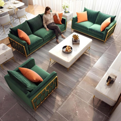 Sofa Skóra Kanapa Podkładka Siedziba 3+2+1 miejsce siedzące Ustawić Design Kanapy Sofy