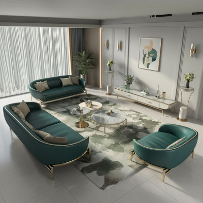 Zestaw sofowy 321 miejsce do siedzenia Zestaw Design Podkładka Sofa Kanapy Kanapa Modern