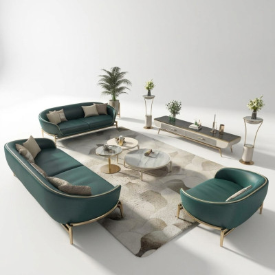 Zestaw sofowy 321 miejsce do siedzenia Zestaw Design Podkładka Sofa Kanapy Kanapa Modern