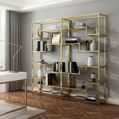 Designerskie Przegrody Ściana Półki Living Pokój Szafki System Meble Biurowe Nowe