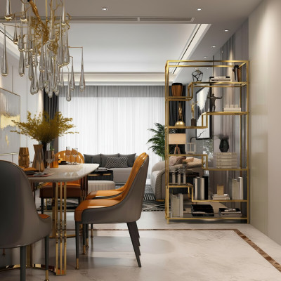 Metalowa Półka Przegroda Design Luksusowe Półki Szafa Przegrody Salon Metal