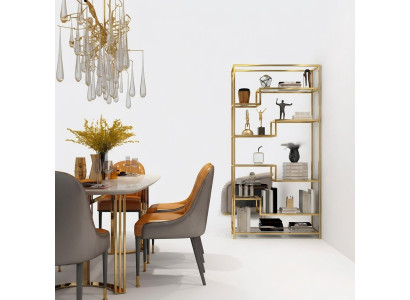 Metalowa Półka Przegroda Design Luksusowe Półki Szafa Przegrody Salon Metal