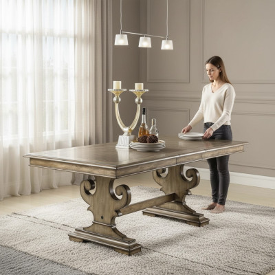 Stół obiadowy Design stoły stoły Drewno jadalnia stół do salonu Drewno Meble 100x200