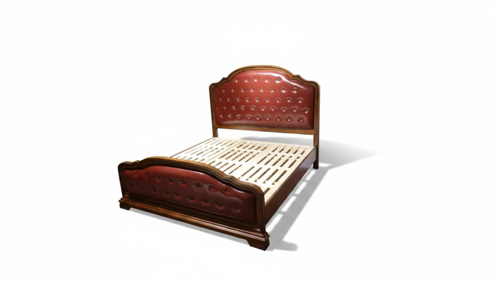 Łóżko Podkładka Design Luksusowe podwójne łóżko hotelowe Małżeństwo Sleep Pokój Skóra 180x200cm