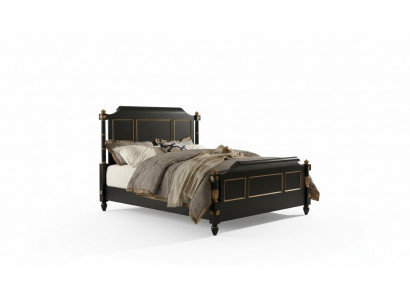 Sypialnia Łóżko Drewniane Oryginalne Drewno Łóżko Hotelowe 180x200 Style Massive Meble bed