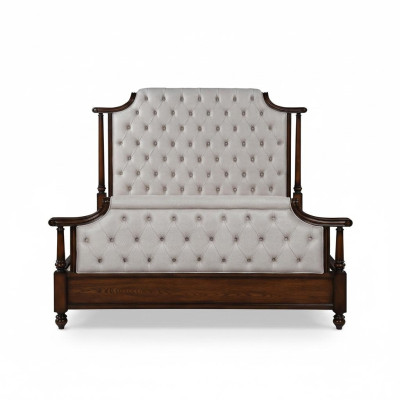 Łóżko Podkładka Design Luksusowe podwójne łóżko hotelowe Sleep Pokój Skóra Chesterfield