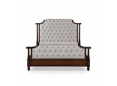 Łóżko Podkładka Design Luksusowe podwójne łóżko hotelowe Sleep Pokój Skóra Chesterfield