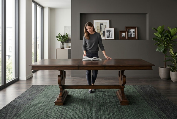 Stół obiadowy Design stoły Stół obiadowy Drewno jadalnia stół do salonu Tabela 200x100 Nowość