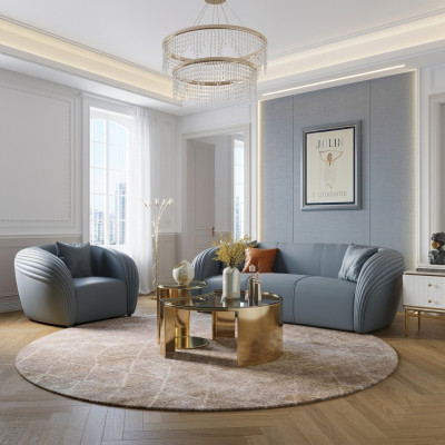 Zestaw sofowy 3+1 miejsce do siedzenia Zestaw Design Sofa Podkładka Kanapa Kanapa Modern Luxury New