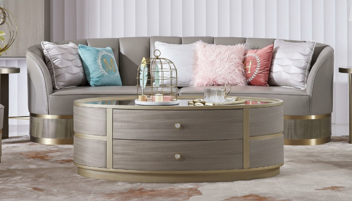 Nowoczesny stolik kawowy Table Sofa Design stoły Deko Drewno Living Room Side
