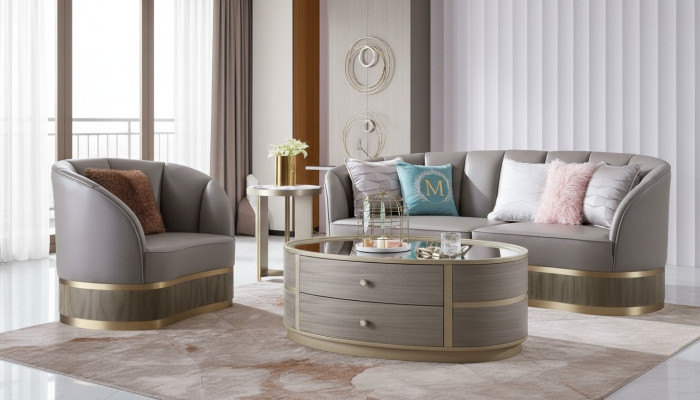 Fotel Designer Krzesło Podkładka Relaks Materiał Włókienniczy Skóra Lounge Club Jednomiejscowy Nowy