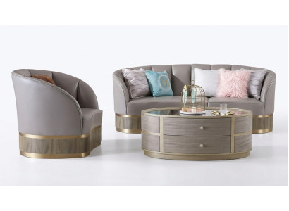 Fotel Designer Krzesło Podkładka Relaks Materiał Włókienniczy Skóra Lounge Club Jednomiejscowy Nowy