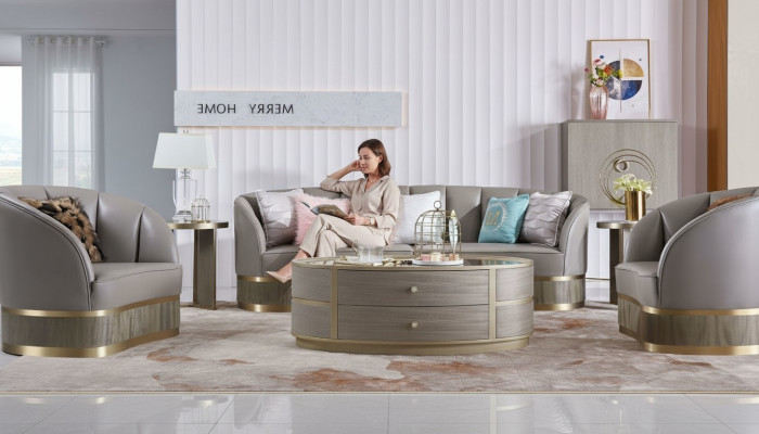 XXL Duża Sofa Kanapa Podkładka Ustawić 4+1 miejsce do siedzenia Klasyczne Sofy Tekstylne Kanapy