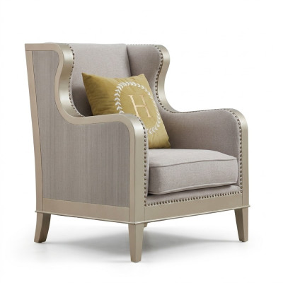 Włókienniczy Fotel 1 miejsce siedzące Sofa Podkładka Sofy Design Luksusowe Klasyczne Nowoczesne Oparcie