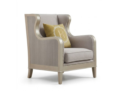 Włókienniczy Fotel 1 miejsce siedzące Sofa Podkładka Sofy Design Luksusowe Klasyczne Nowoczesne Oparcie