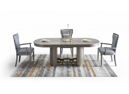 Design Stół obiadowy Drewno Kamień Tabela Nowoczesne stoły do ​​jadalni Meble 221x95 stoły