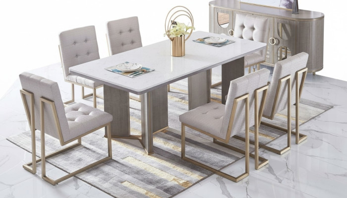 jadalnia Design Meble Grupa Krzeseł Tabela 6 Oparcie Krzesła Zestaw Ustaw Nowy