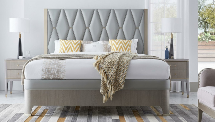 Design Łóżko tapicerowane Łóżko podwójne małżeństwo luksusowe łóżka podwójne 180x200 cm