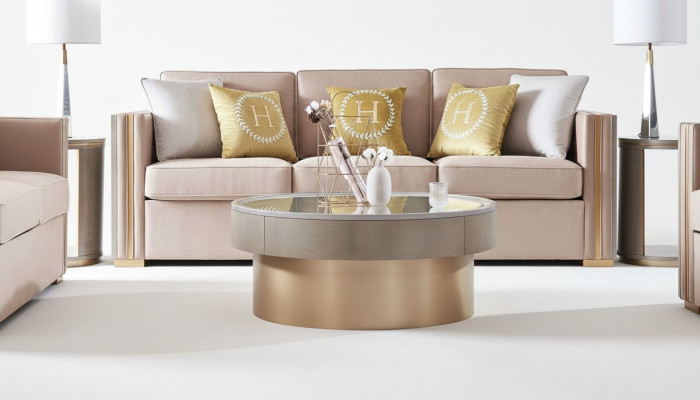 Nowoczesny stolik kawowy Stolik Sofa Design Living Room Stal nierdzewna