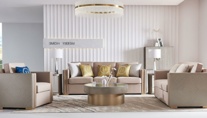 Zestaw sofowy Podkładka 311 miejsce do siedzenia Set Design Sofy Kanapy Włókienniczy Modern Ustawić