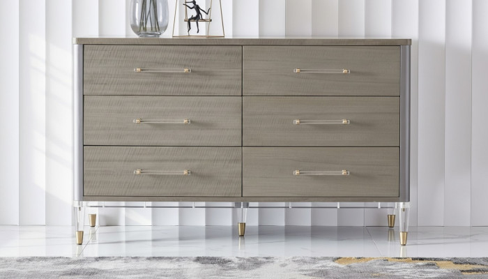 Design Kredens Komoda Szafa Kredens z 6 szufladami