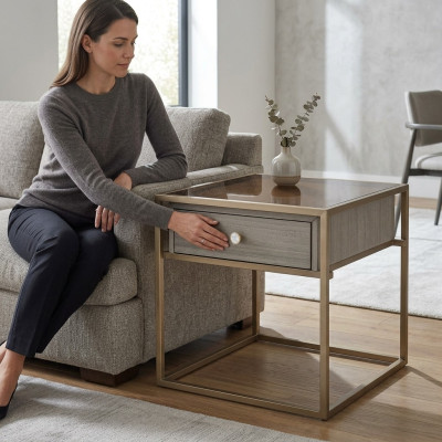 Design Luxury Meble Stolik nocny Stolik Konsole Meble w stylu włoskim