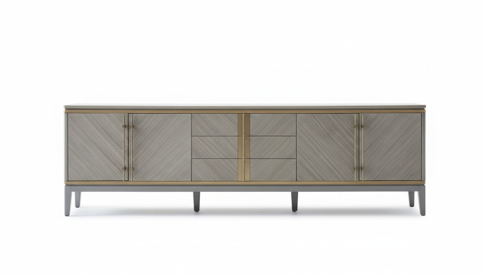 Design Kredens Kredens Decor Szafka boczna niska Szafa Living Pokój Półka