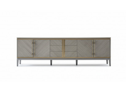 Design Kredens Kredens Decor Szafka boczna niska Szafa Living Pokój Półka