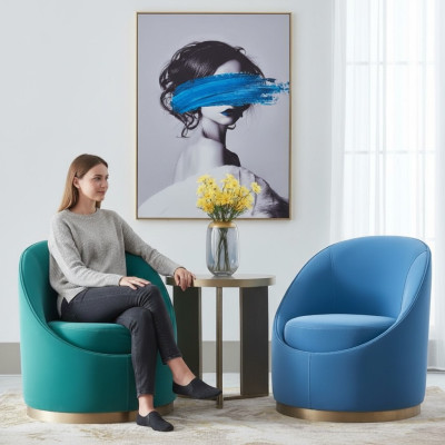 Fotel TV Kanapa 1 miejsce do siedzenia Sofa Włókienniczy Materiał Kanapy Podkładka Design Meble Nowe