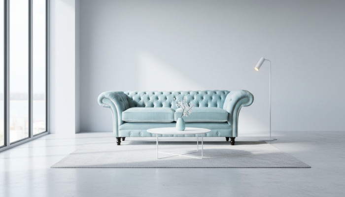 Chesterfield Couch Podkładka Skóra Sofa 3 miejsce do siedzenia Klasyczne kanapy