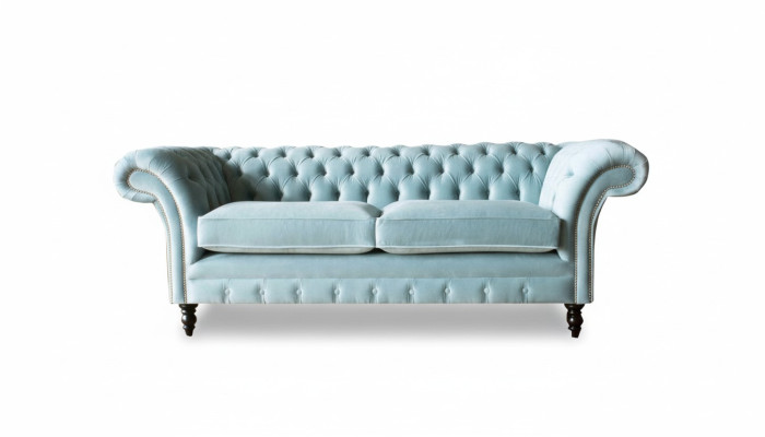 Chesterfield Couch Podkładka Skóra Sofa 3 miejsce do siedzenia Klasyczne kanapy