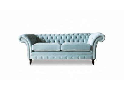 Chesterfield Couch Podkładka Skóra Sofa 3 miejsce do siedzenia Klasyczne kanapy