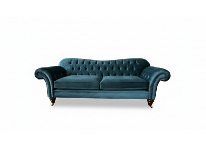 Sofa Luxury Włókienniczy Chesterfield Couch Sofy Podkładka Duże 3 miejsce do siedzenia Ustawić