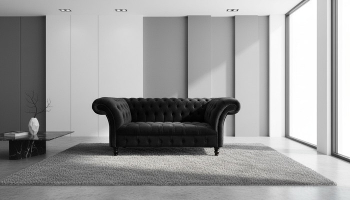 Sofa dwuosobowa Chesterfield 2 miejsce do siedzenia Classic New Couches Sofy Podkładka Nowe