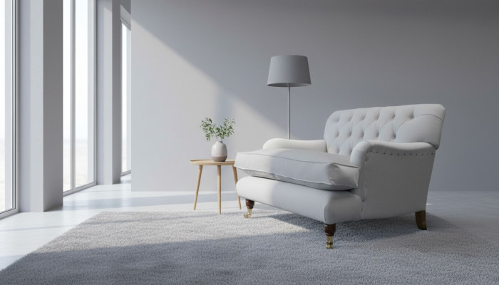 Chesterfield Fotel TV Design Podkładka Sofa Kanapa Chesterfield Włókienniczy Nowość