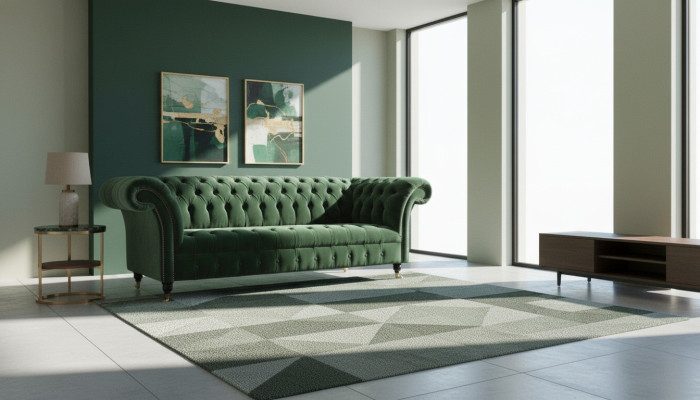 Chesterfield 3 miejsce do siedzenia Sofy Podkładka Siedziba Couch Sofa Ustawić Big Couches