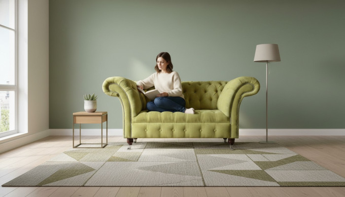 Chesterfield Sofa Couch Podkładka Ustawić 1,5 Sofy Klasyczne Jednomiejscowe