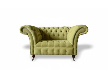 Chesterfield Sofa Couch Podkładka Ustawić 1,5 Sofy Klasyczne Jednomiejscowe
