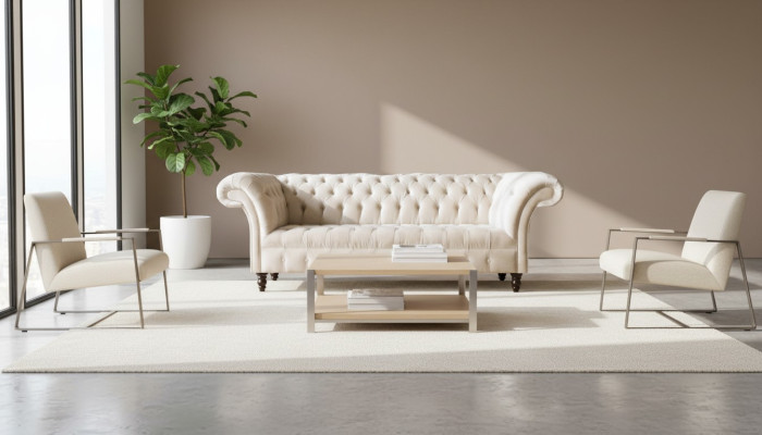 Chesterfield 3 miejsce do siedzenia Nowa Podkładka Siedziba Couch Sofa Ustawić Big Couches