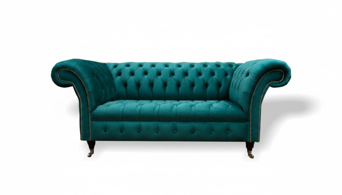 Sofa 2 miejsce do siedzenia Chesterfield Podkładka Design Luxury Couch Sofy Lounge Club Sofy