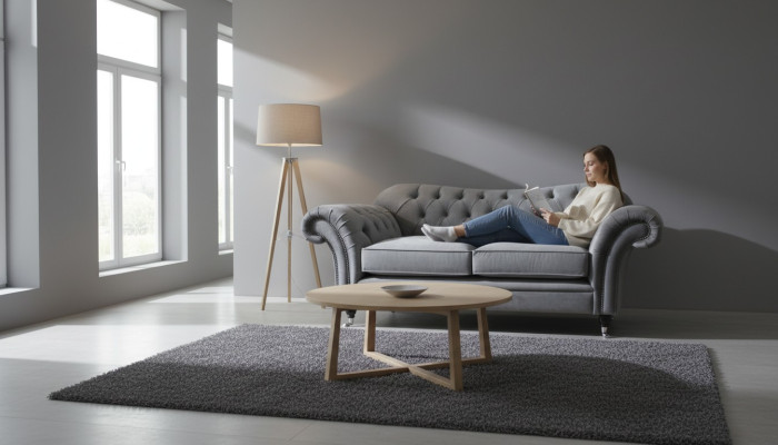 Chesterfield Włókienniczy Sofa 2 miejsce siedzące Sofa Luksusowa Podkładka Sofy Design Sofy Tkaninowe Nowość