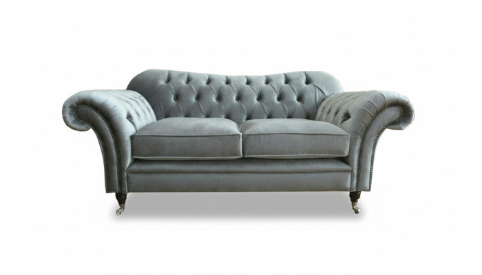 Chesterfield Włókienniczy Sofa 2 miejsce siedzące Sofa Luksusowa Podkładka Sofy Design Sofy Tkaninowe Nowość