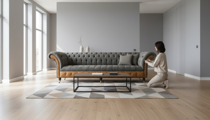 Sofy xxl Chesterfield Podkładka Design Luxury Sofa 4 miejsce do siedzenia Skórzane kanapy