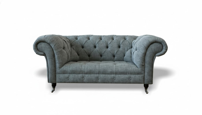 Chesterfield Design Luxury Podkładka Sofa Kanapa Siedziba Ustawić Skórę Włókienniczą Sofy