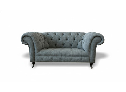 Chesterfield Design Luxury Podkładka Sofa Kanapa Siedziba Ustawić Skórę Włókienniczą Sofy