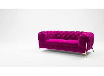 Sofa 2 miejsce do siedzenia Klasyczna Sofa Chesterfield Kanapy Podkładka Dwumiejscowa Siedziba Nowość