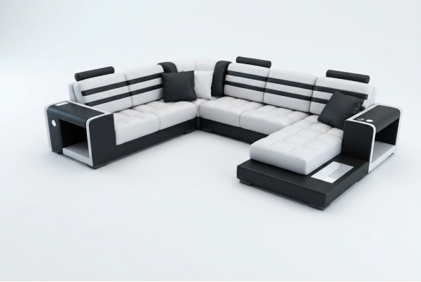Żywy krajobraz Narożnikowa kanapa Kształt U Sofa Couch Design Couch Włókienniczy Modern Podkładka Nowość